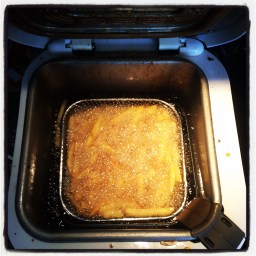 La texture de la friture